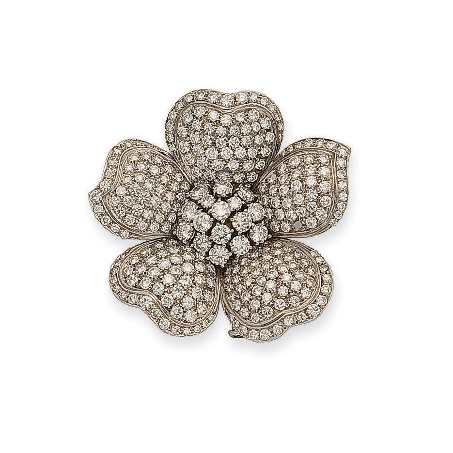 BROCHE DIAMANTS