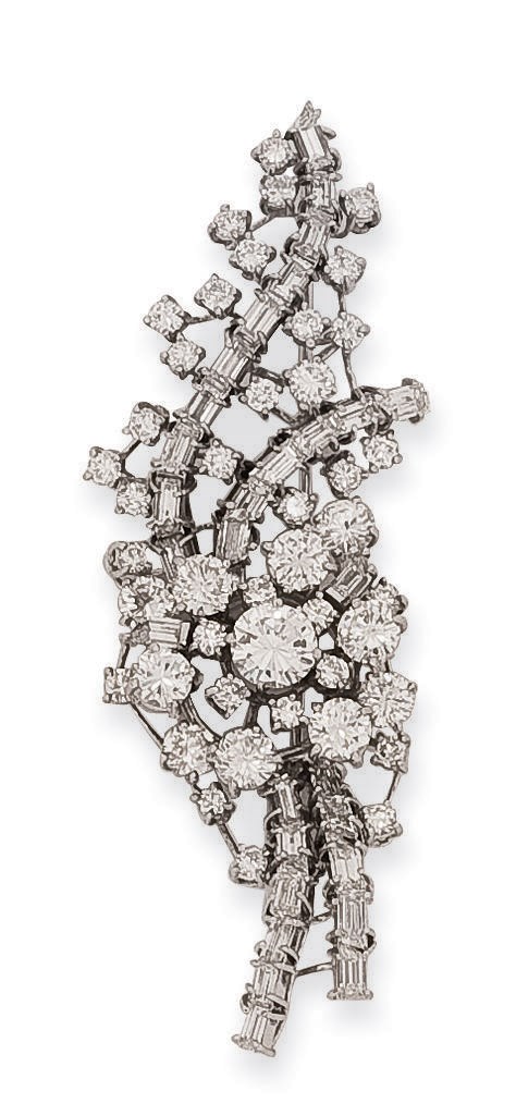 BROCHE DIAMANTS