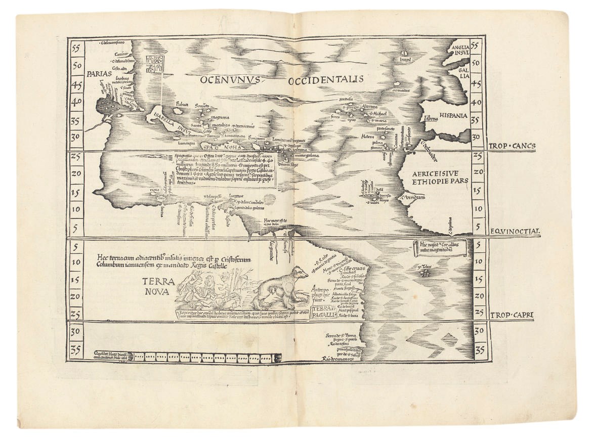 PTOLEMAEUS, Claudius (c.100-c.178). Geographicae enarrationis libri octo. Translated by Wilibald Pirckheimer, with the annotations of Johannes Regiomontanus. Strassburg: Johannes Grüninger and Johannes Koberger, 1525.