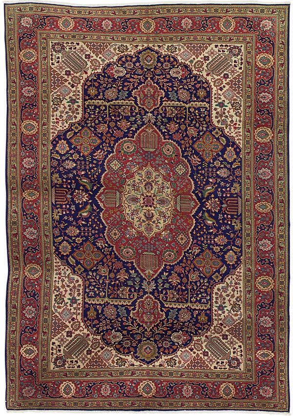 A fine Tabriz carpet