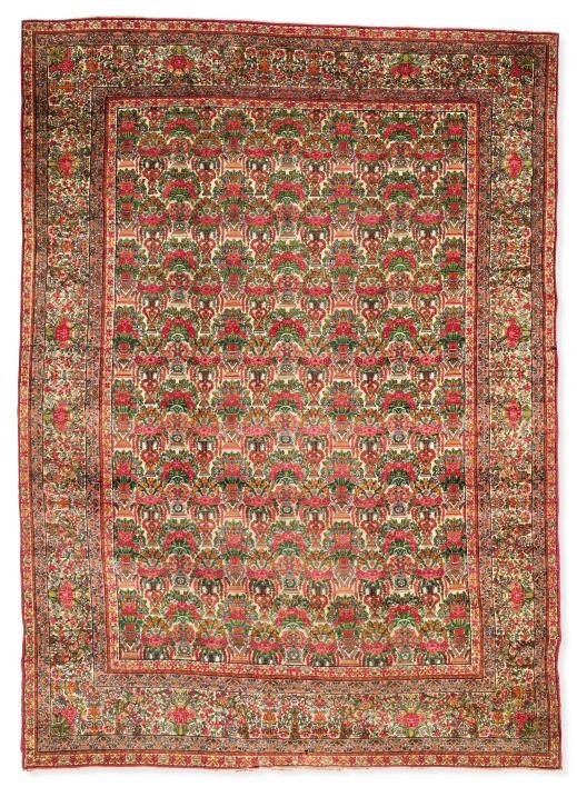 A Kirman Laver carpet
