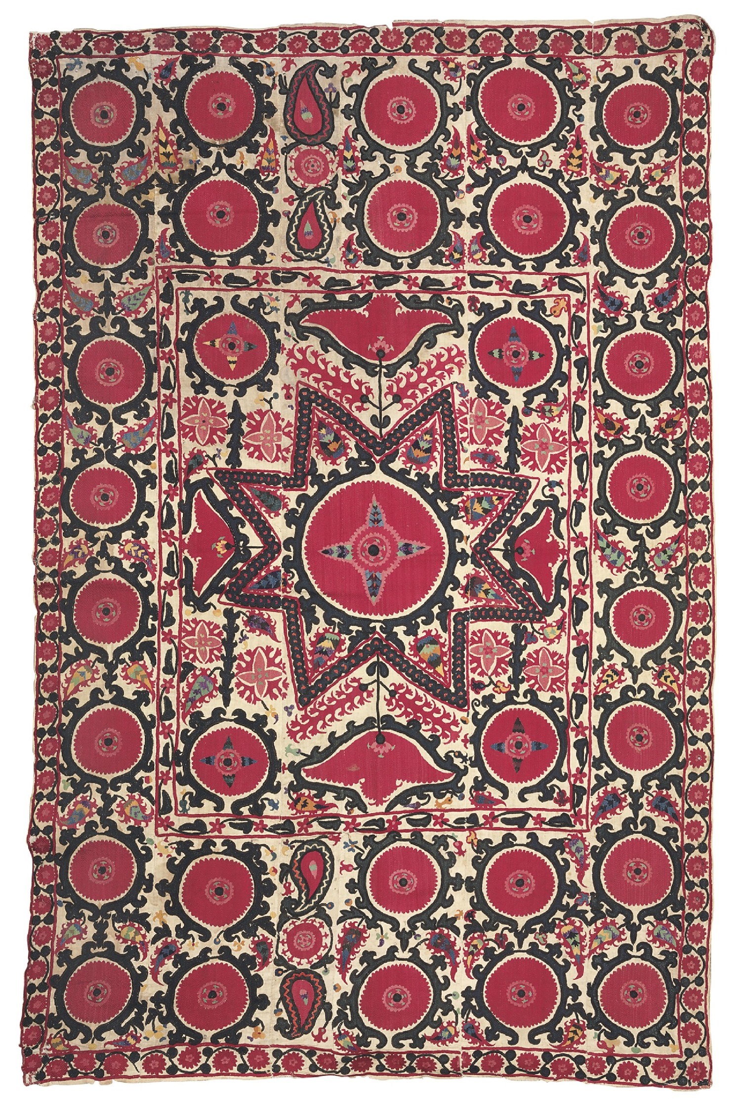 A Suzani wall hanging
