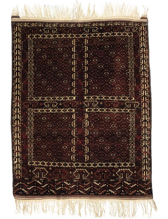 A Yomut Hatchly rug