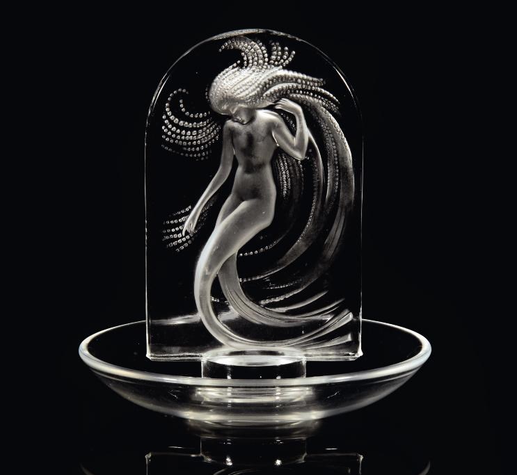 A Lalique Naïade Cendrier