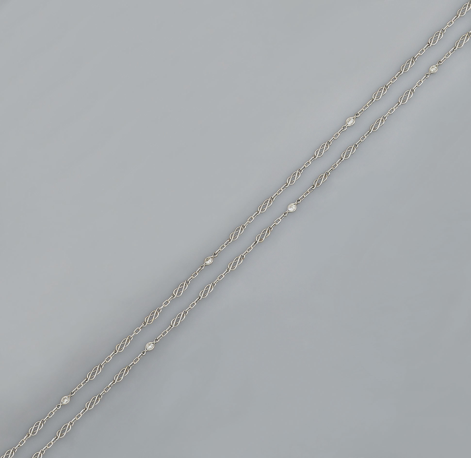 A diamond necklace