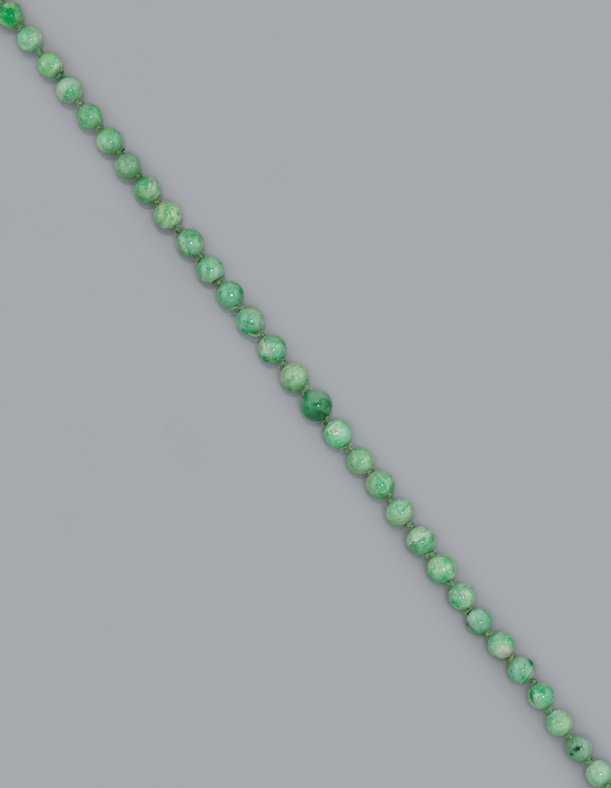 A Jadeite Jade necklace