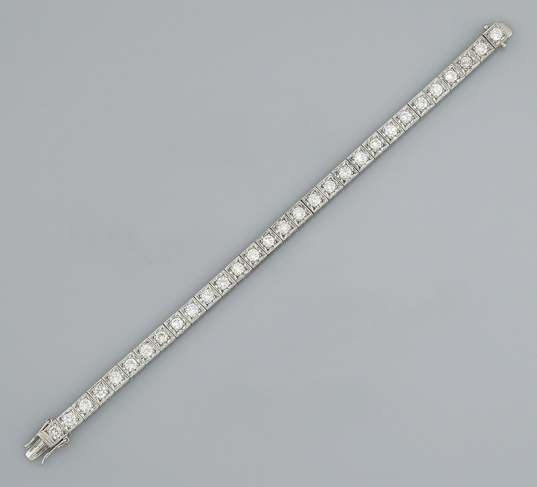 A diamond bracelet
