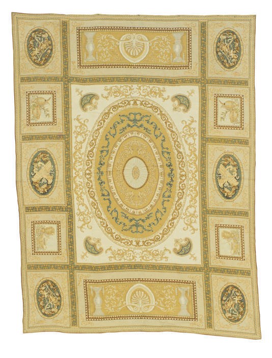 A NEEDLEPOINT CARPET,
