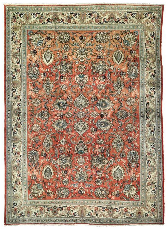 A Tabriz carpet