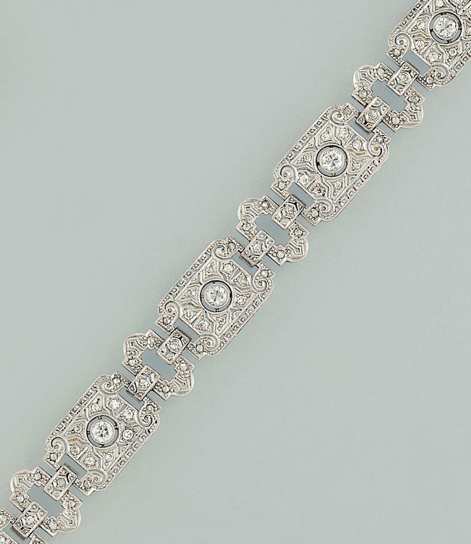 A diamond bracelet