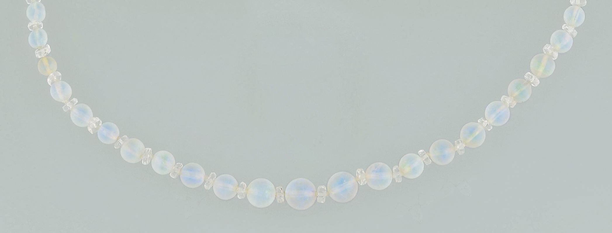 An opal necklace