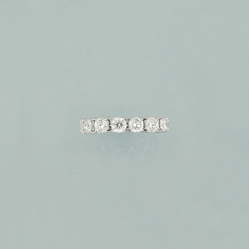 A diamond eternity ring