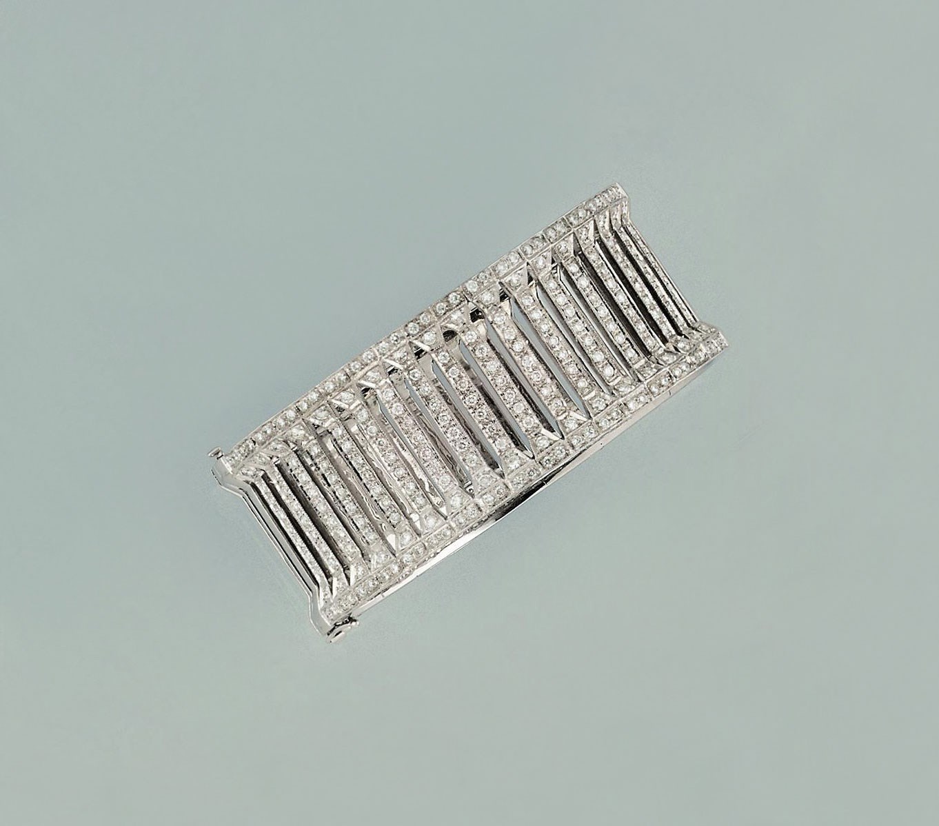 A diamond bangle