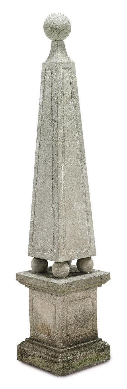 A LIMESTONE OBELISK