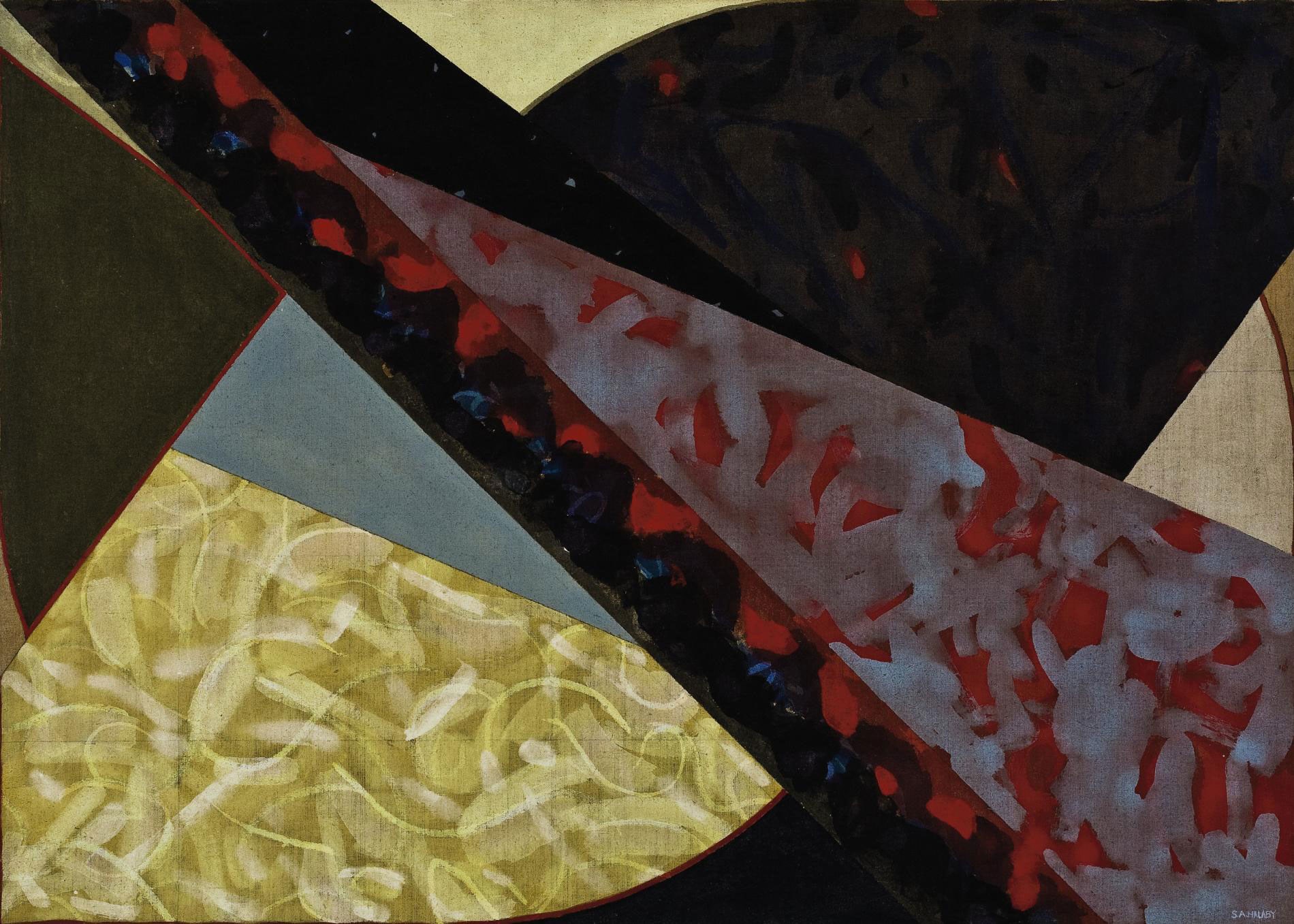 Samia Halaby (Palestinian, b. 1936)