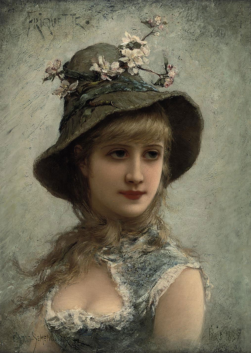 Emile Eisman-Semenowsky (Polish, 1857-1911)
