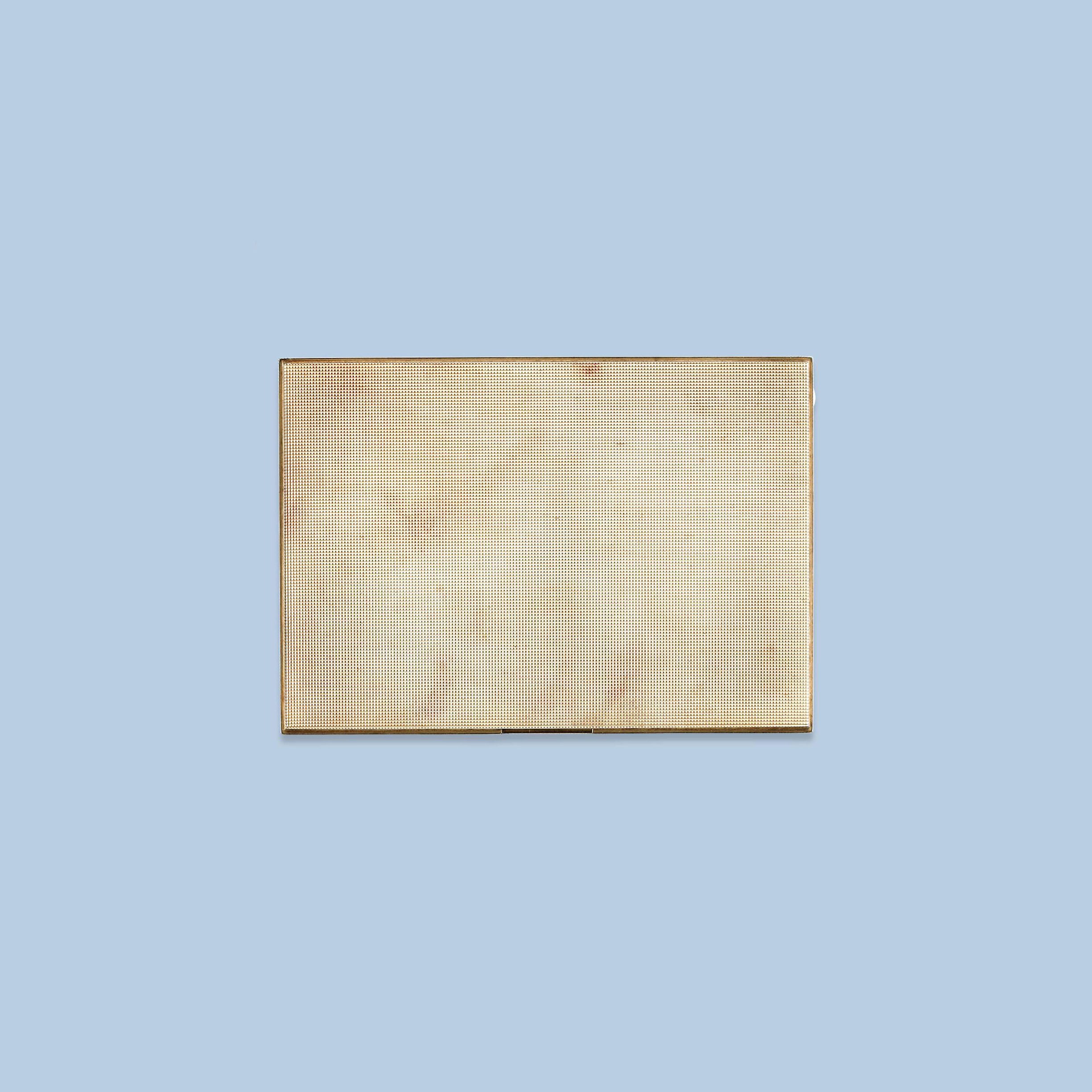 A GOLD CIGARETTE CASE