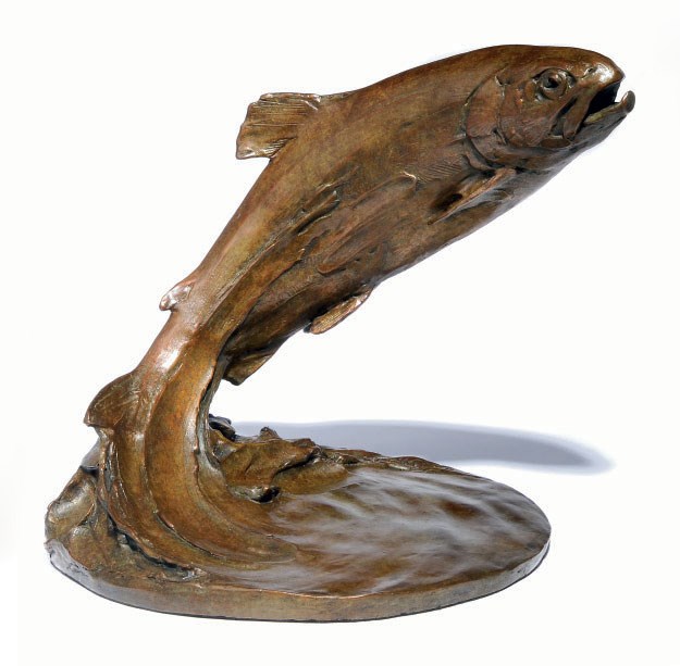 Leaping trout