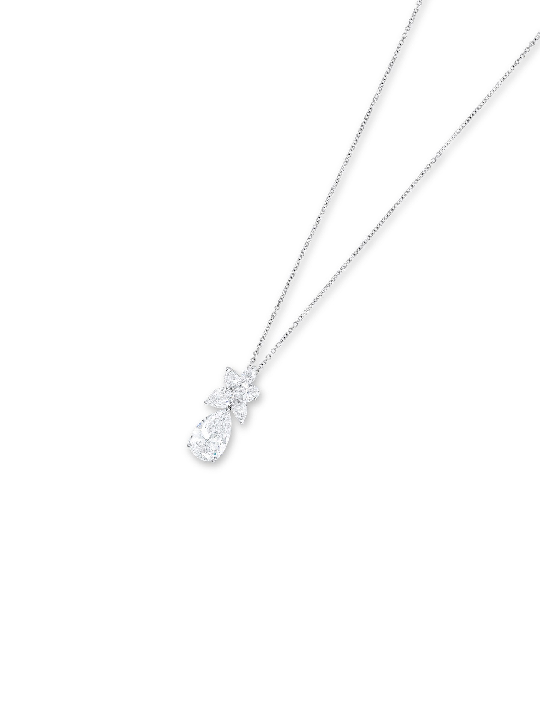 A DIAMOND PENDENT NECKLACE