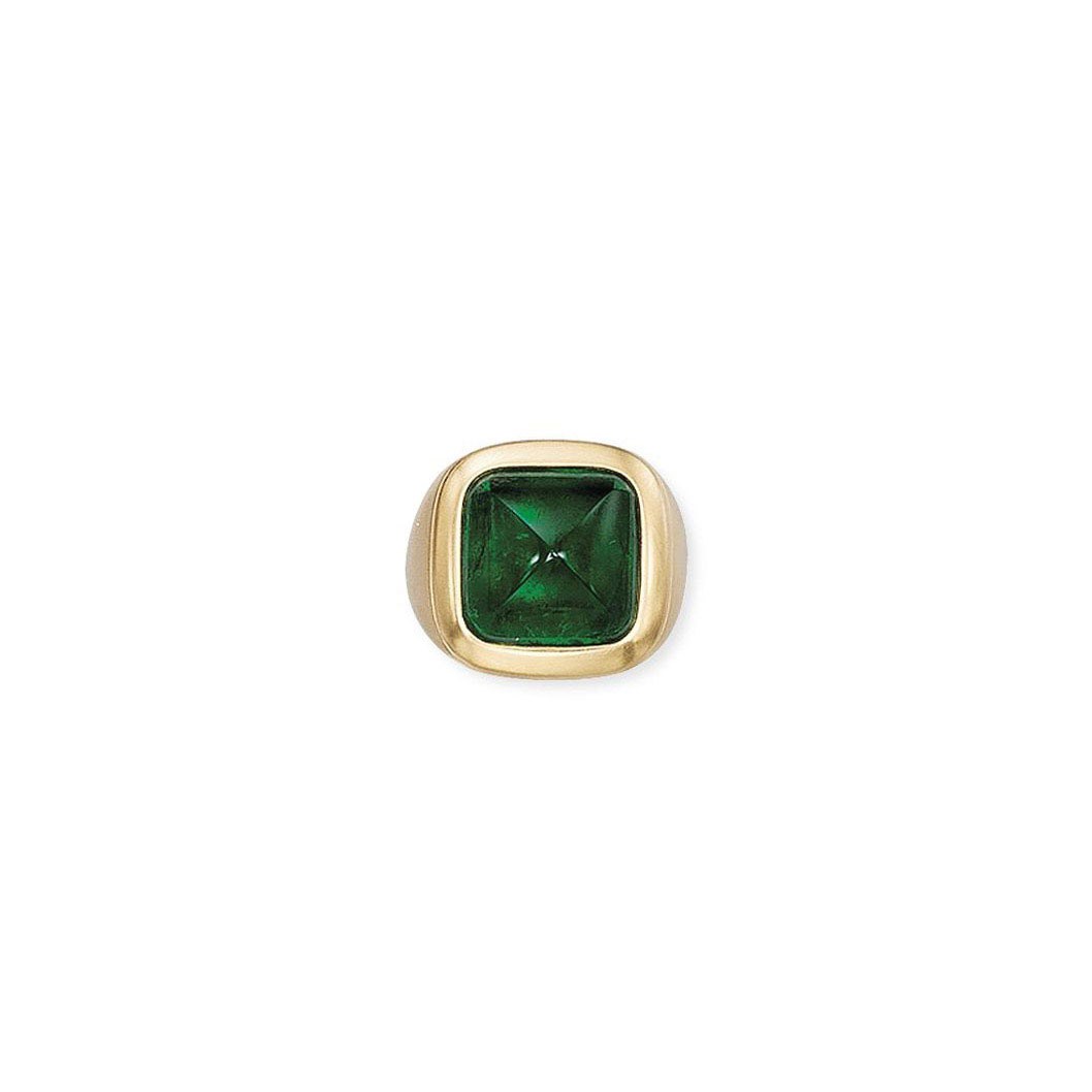 AN EMERALD RING