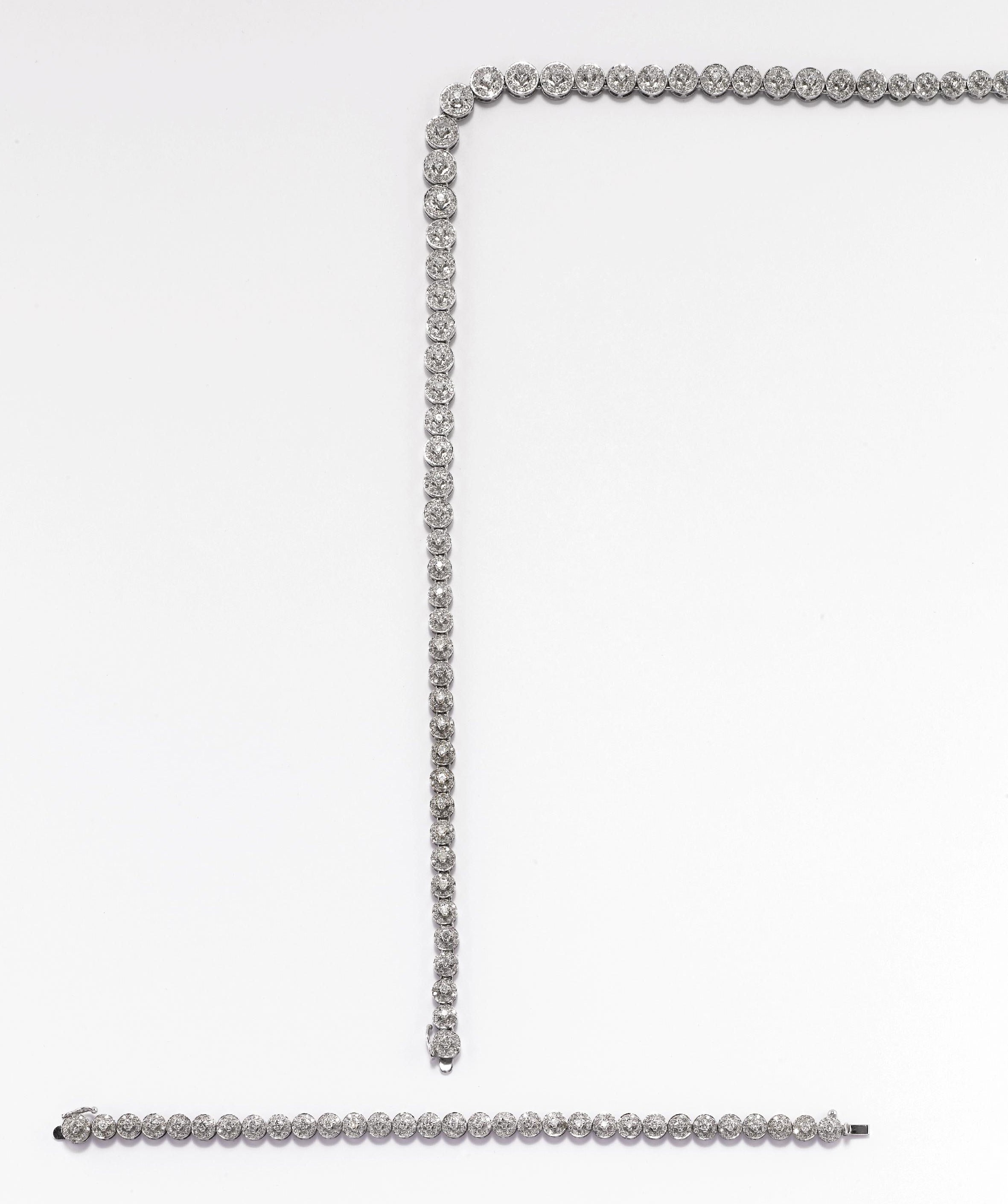 DEMI PARURE IN BRILLANTI