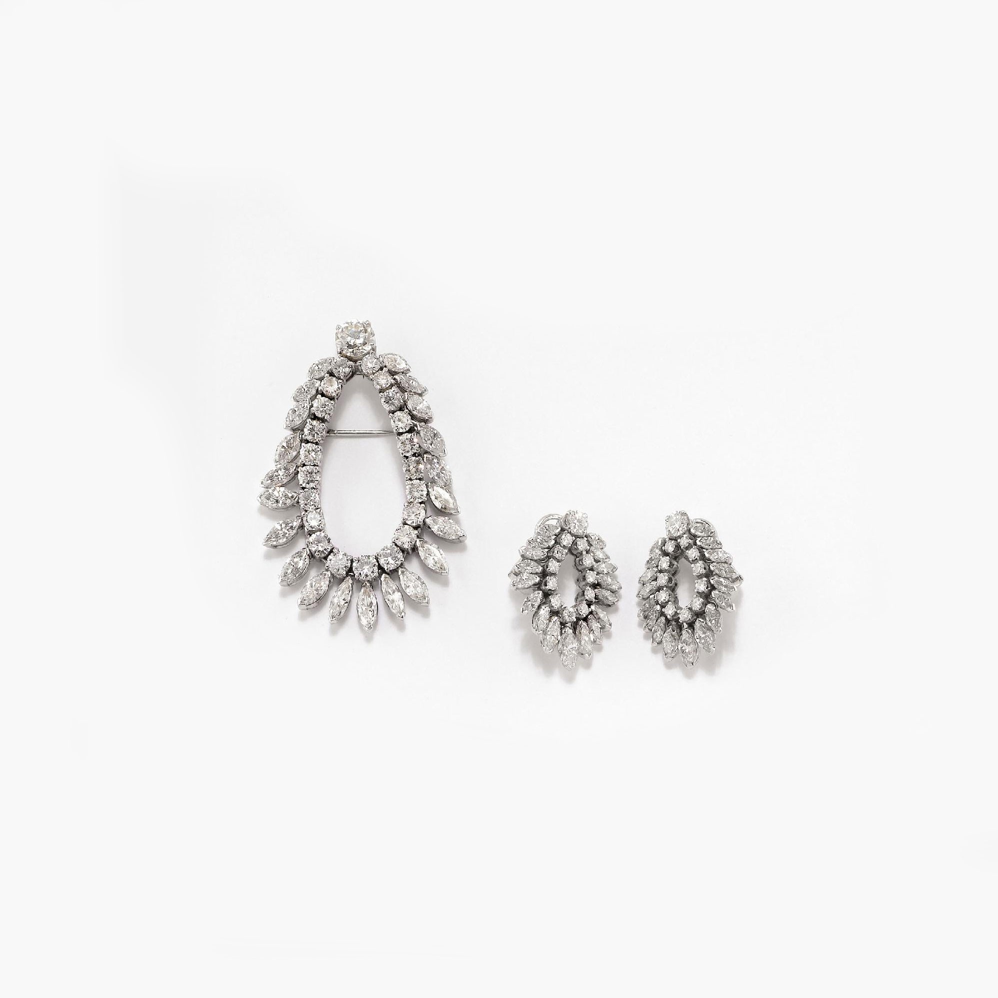 DEMI PARURE IN DIAMANTI