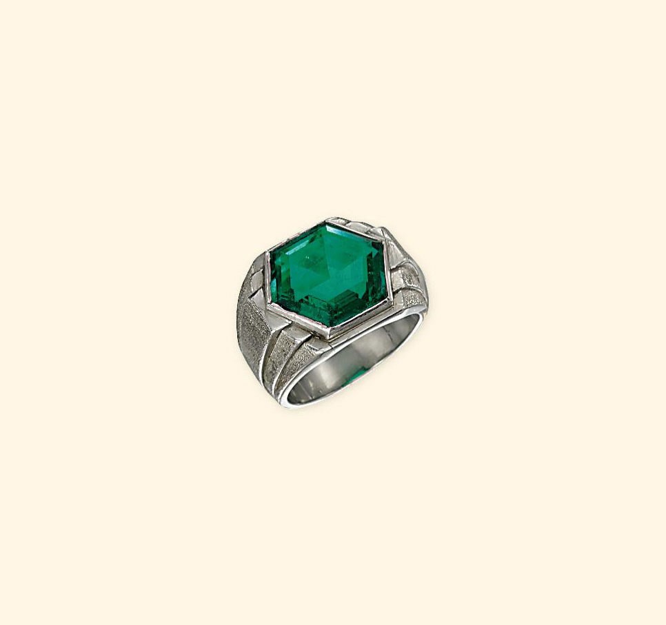 AN EMERALD RING