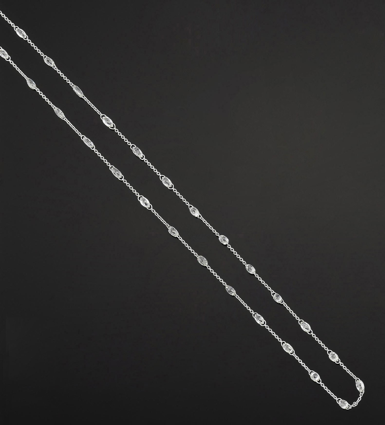 A diamond necklace