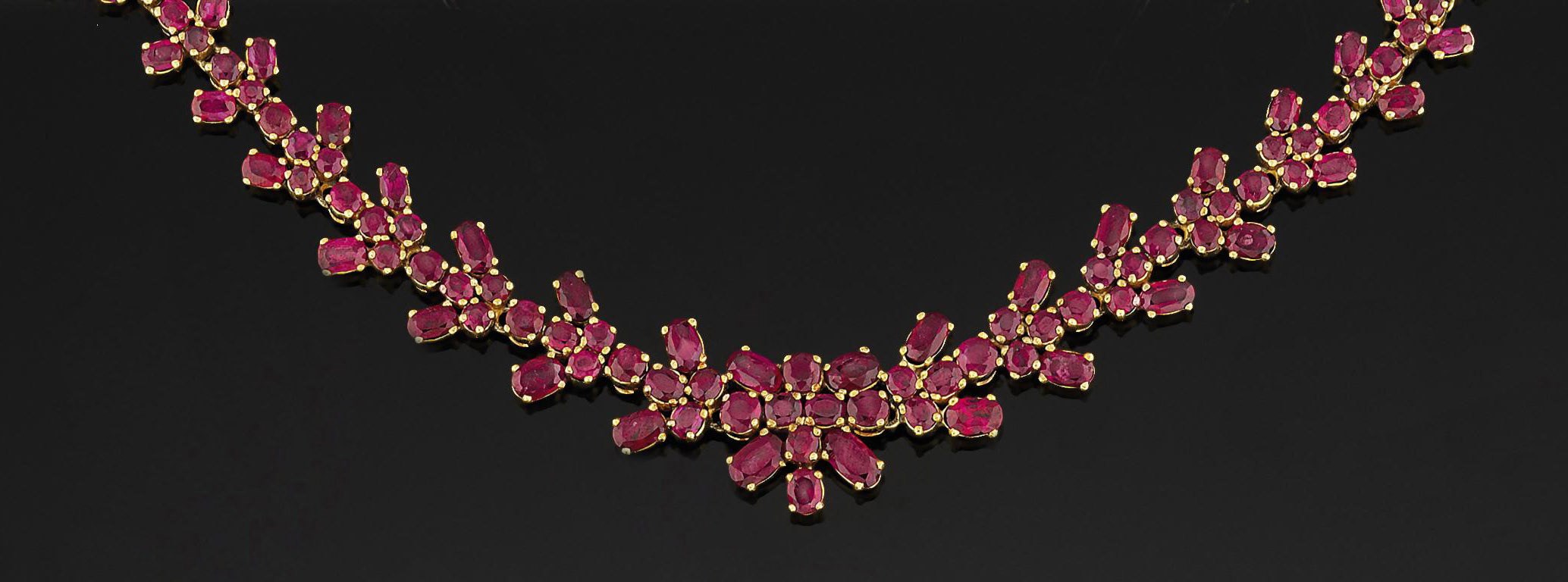A ruby necklace