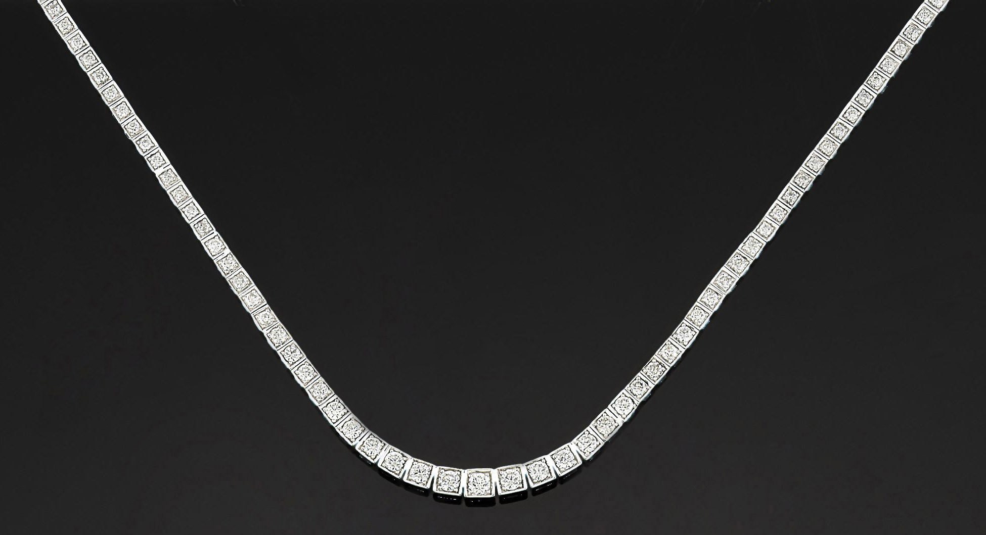 A diamond necklace