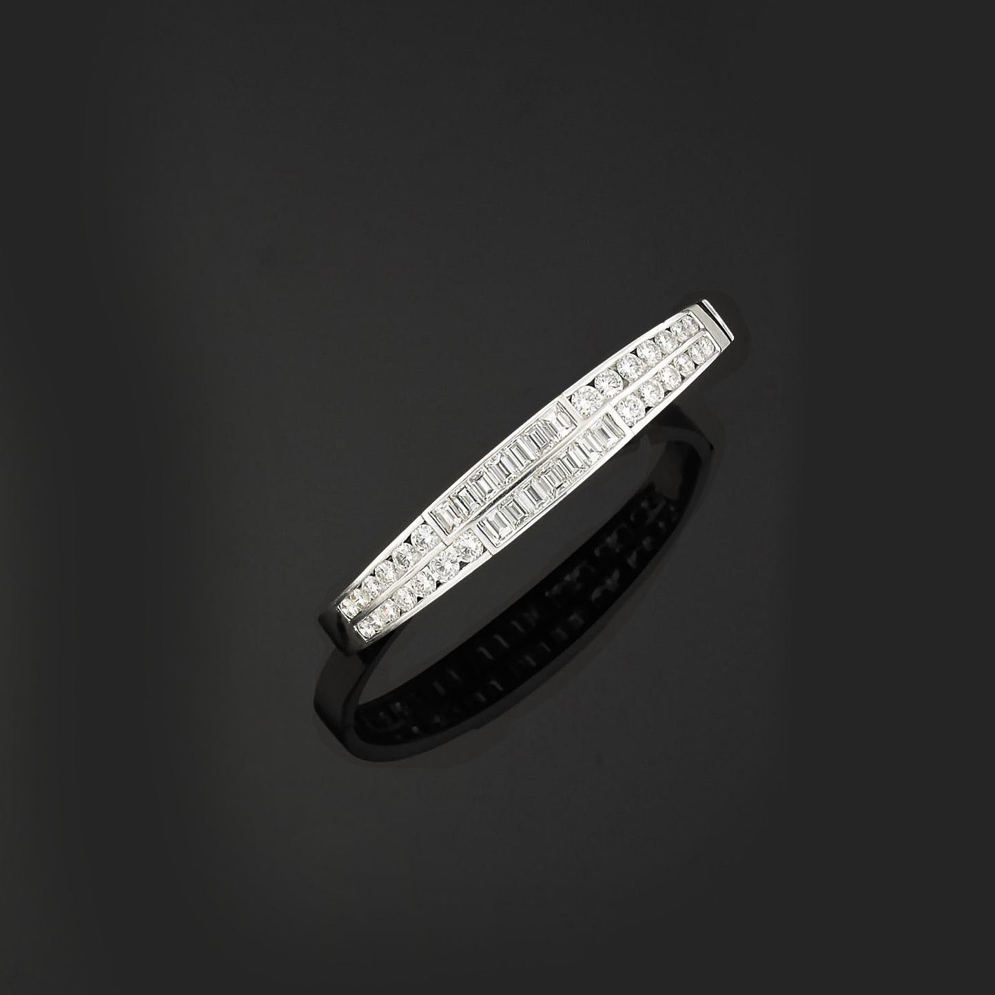 A diamond bangle