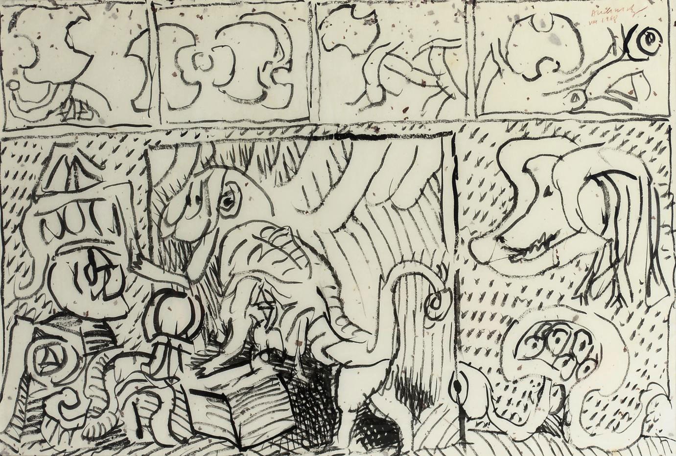 Pierre Alechinsky (b. 1927)