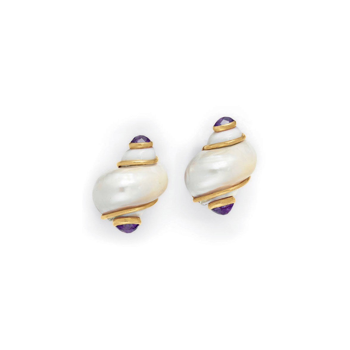 ~A GROUP OF MULTI-GEM EAR CLIPS