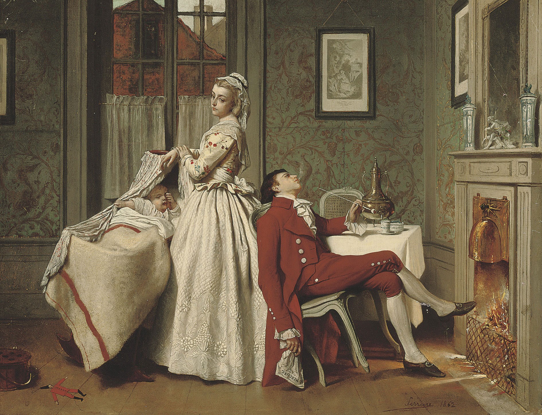 Auguste Serrure (Belgian, 1825-1903)