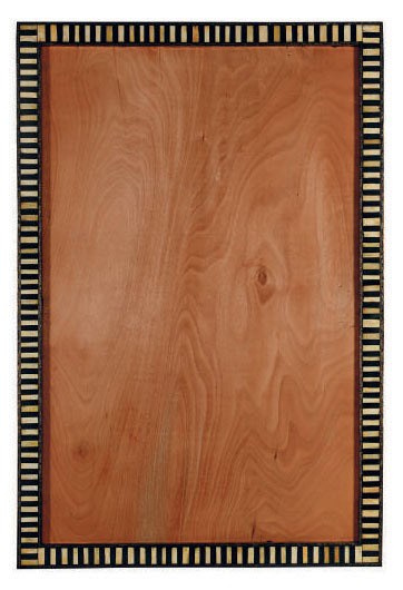 A MOROCCAN BONE AND TIN FRAME,