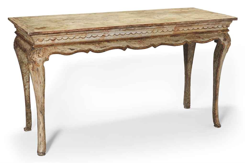 TABLE CONSOLE DE STYLE ROCOCO