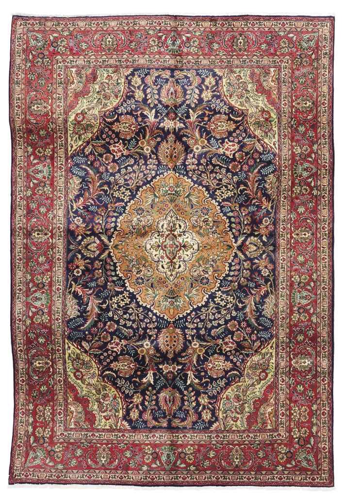 A Tabriz carpet