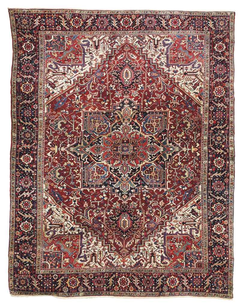 A Heriz carpet