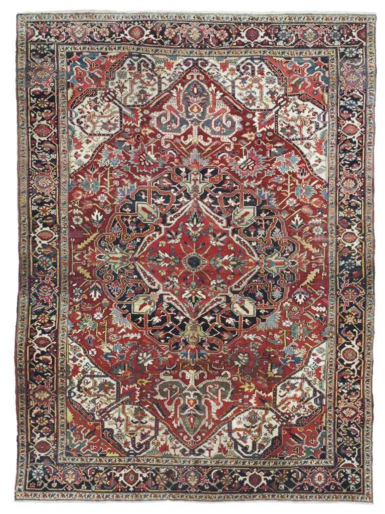 A fine Heriz carpet