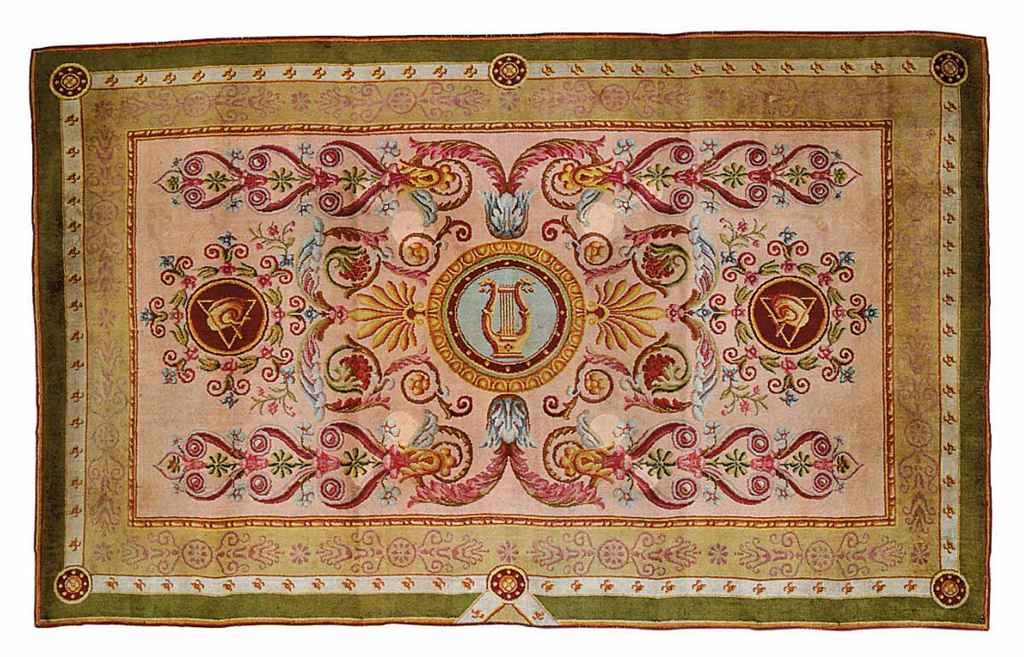 A PAIR OF SAVONNERIE CARPETS