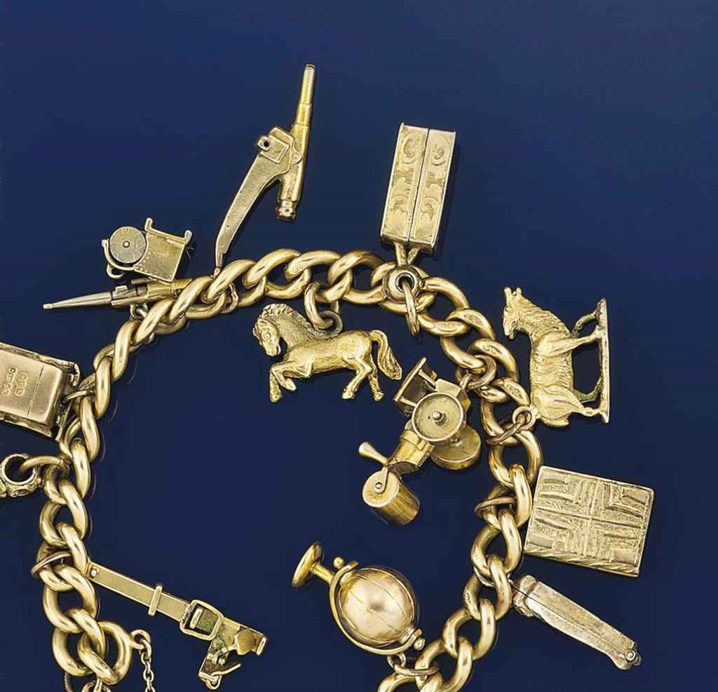 A charm bracelet