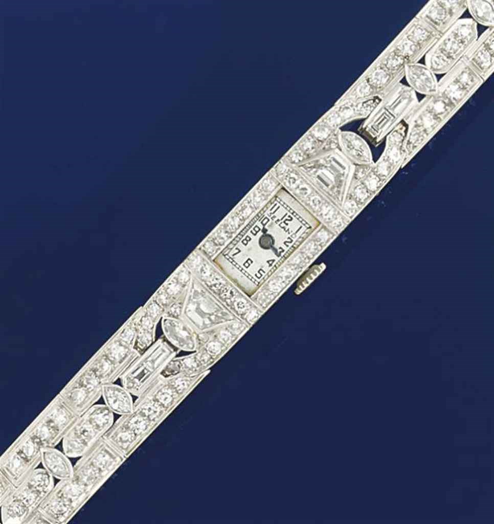 A diamond cocktail watch