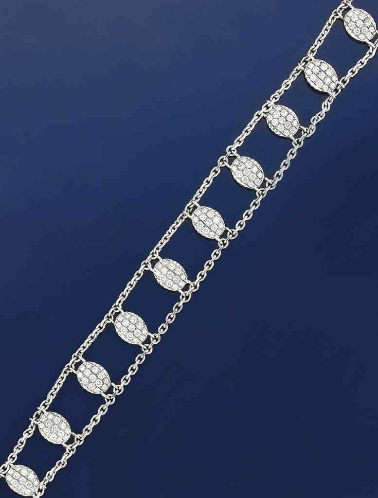 A diamond bracelet