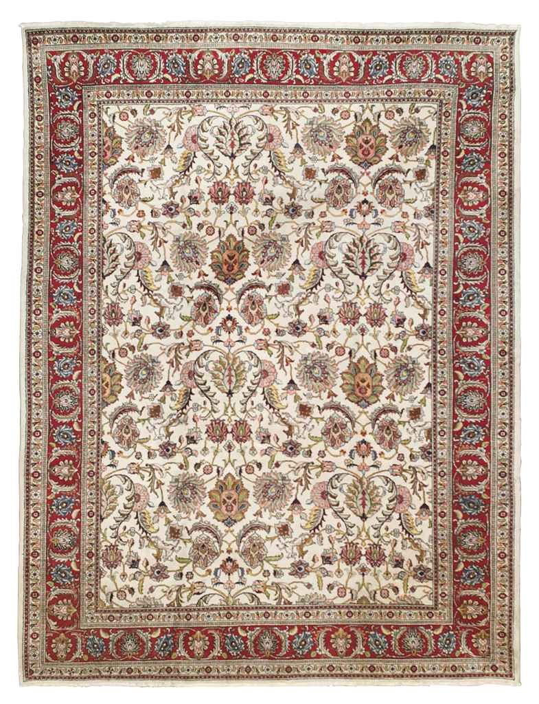 A Tabriz carpet