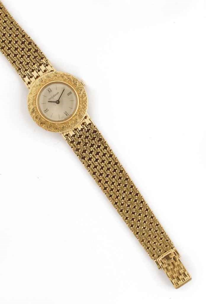 TWO 18K GOLD WRISTWATCHES