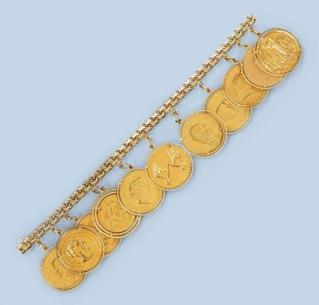 A COIN BRACELET