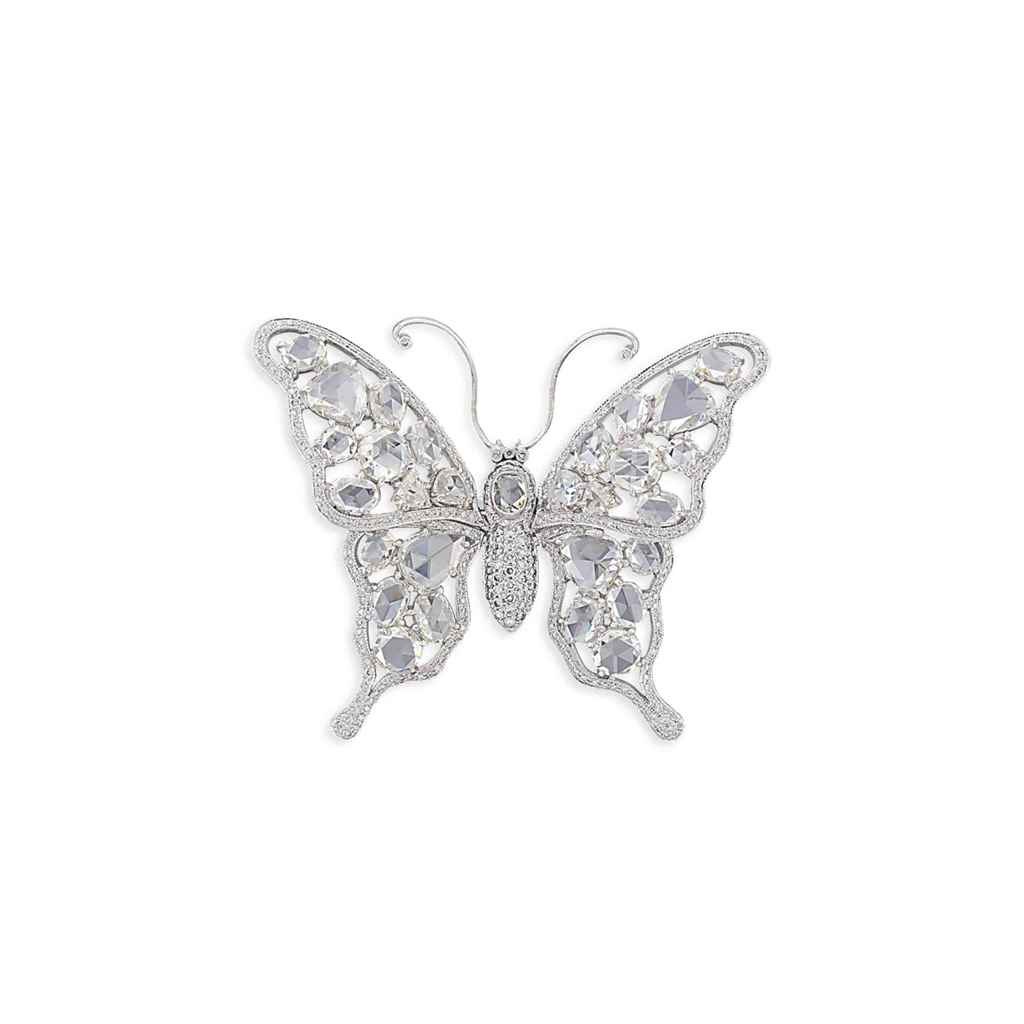 A DIAMOND BROOCH
