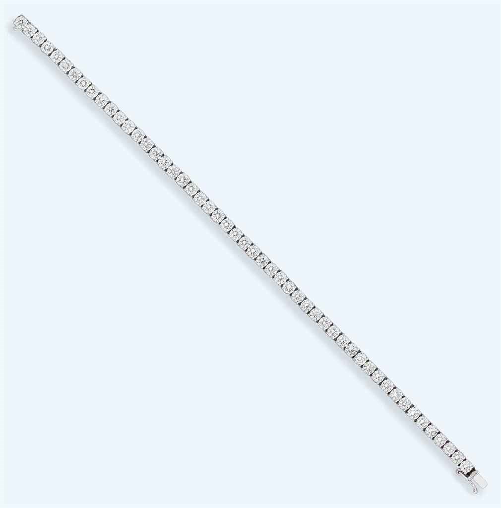 A diamond bracelet