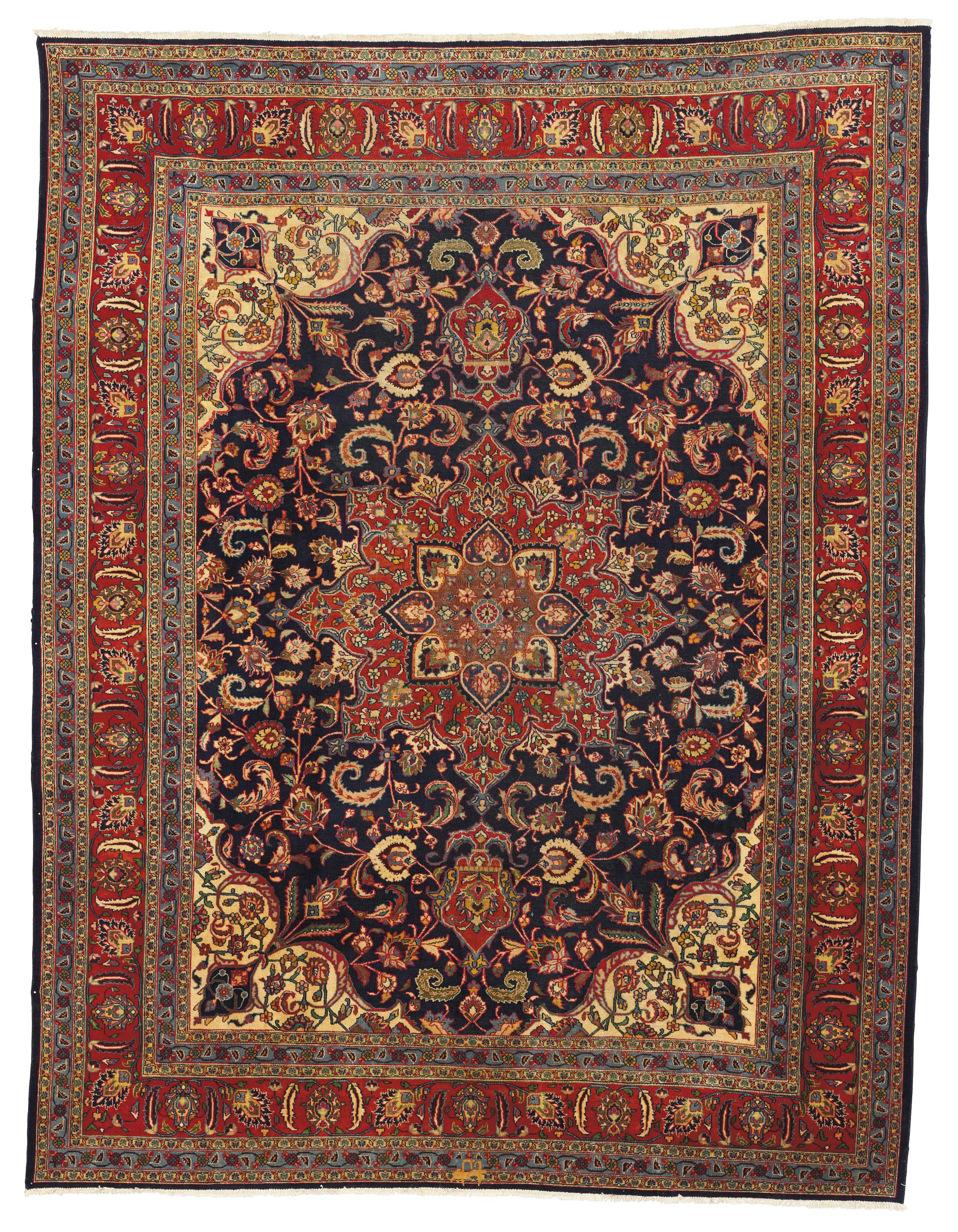 A Tabriz carpet