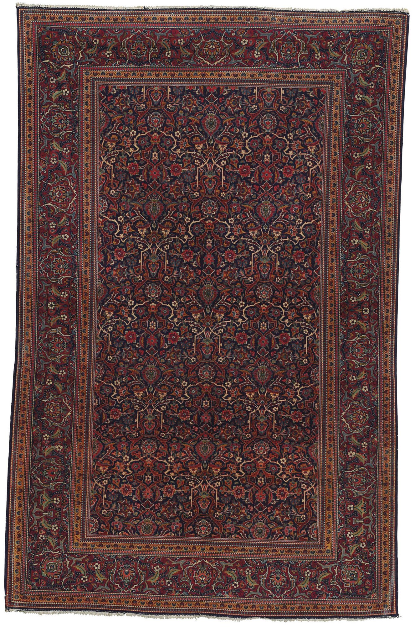 A fine Kashan rug
